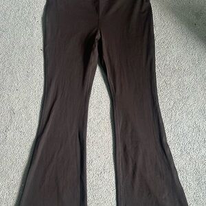 Velocity Brown Flared Leggings